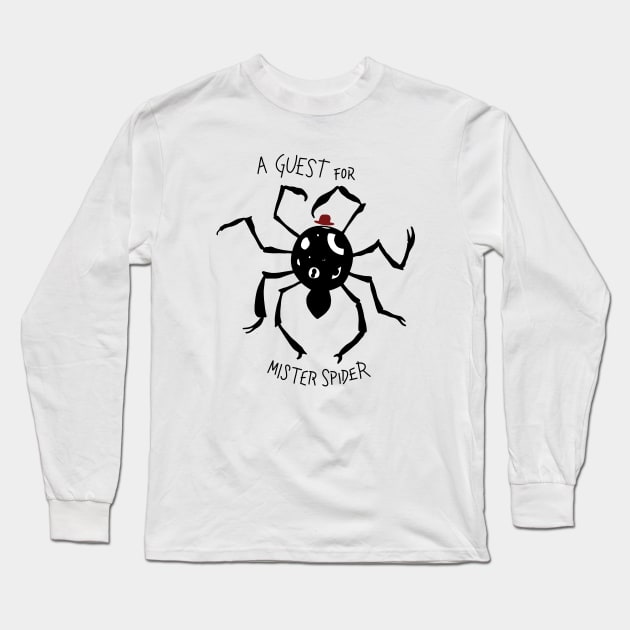 A Guest for Mr. Spider Long Sleeve T-Shirt by valentinahramov